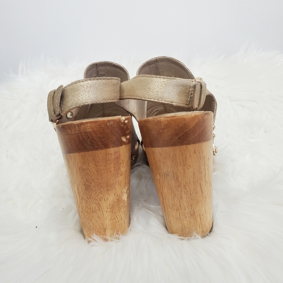 Trina Turk | Pasadena Wooden Block Heels - Picture 8 of 13